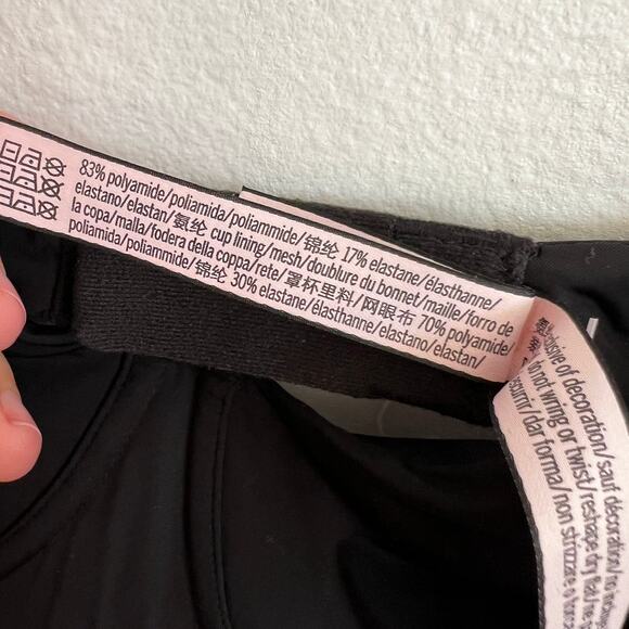 Victoria's Secret Bra Push Up Without Padding Black 34DD - Picture 6 of 6